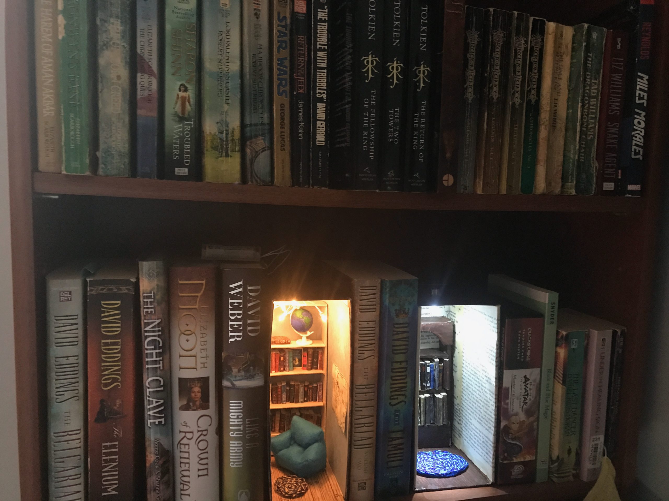 First booknook - kit library of books : r/booknooks